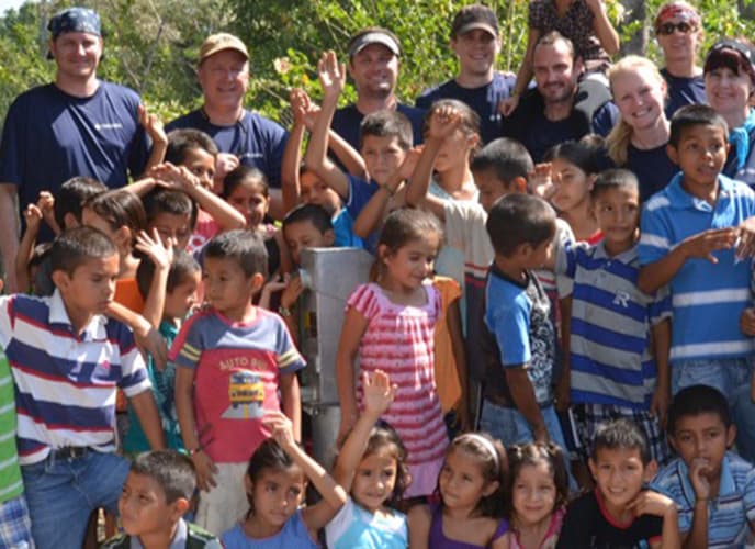 group of children playing