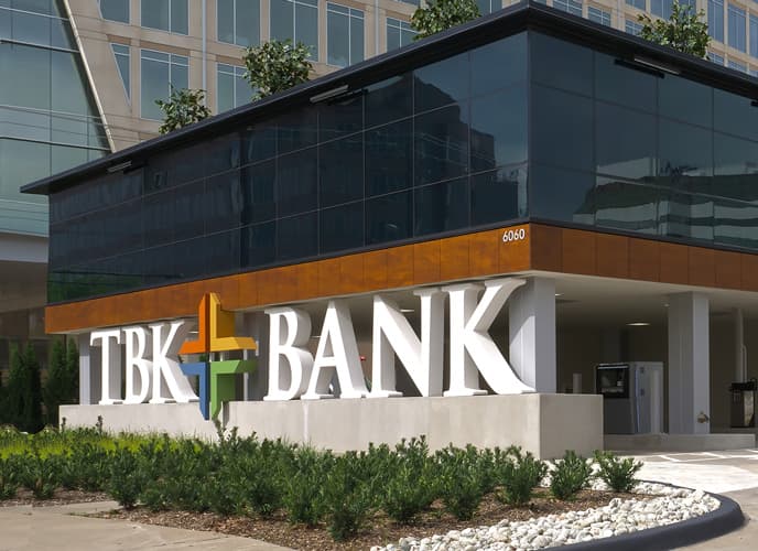 TBK Bank location in Dallas, Texas